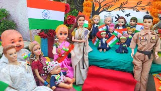Barbie All Day Routine In Indian Village/Radha Ki Kahani Part-205/Barbie Doll  Bedtime Story ll
