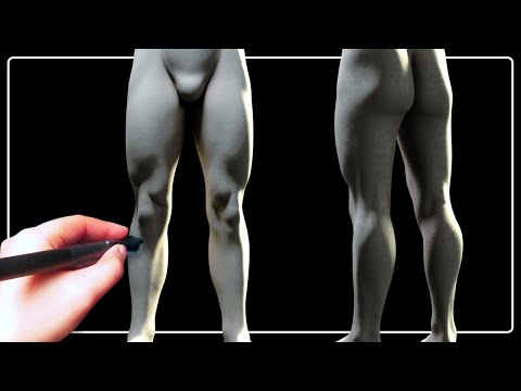 Sculpting a Full Male Character - Part 4: Legs | Blender 3D