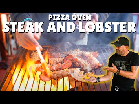 Pizza Oven Steak and Lobster | Pizzello Gusto - 4 in 1 Outdoor Pizza Oven