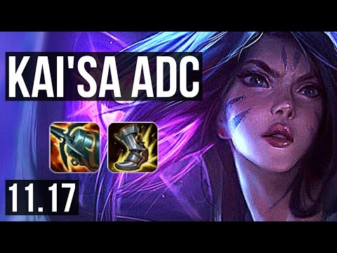 KAI'SA & Galio vs KALISTA & Leona (ADC) | 7/0/4, 1.1M mastery, 400+ games | KR Challenger | v11.17