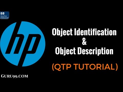 Object Identification & Object Description   -HP UFT/ QTP TutoriaL #18