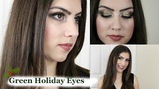Green Holiday Eyes-A Tutorial