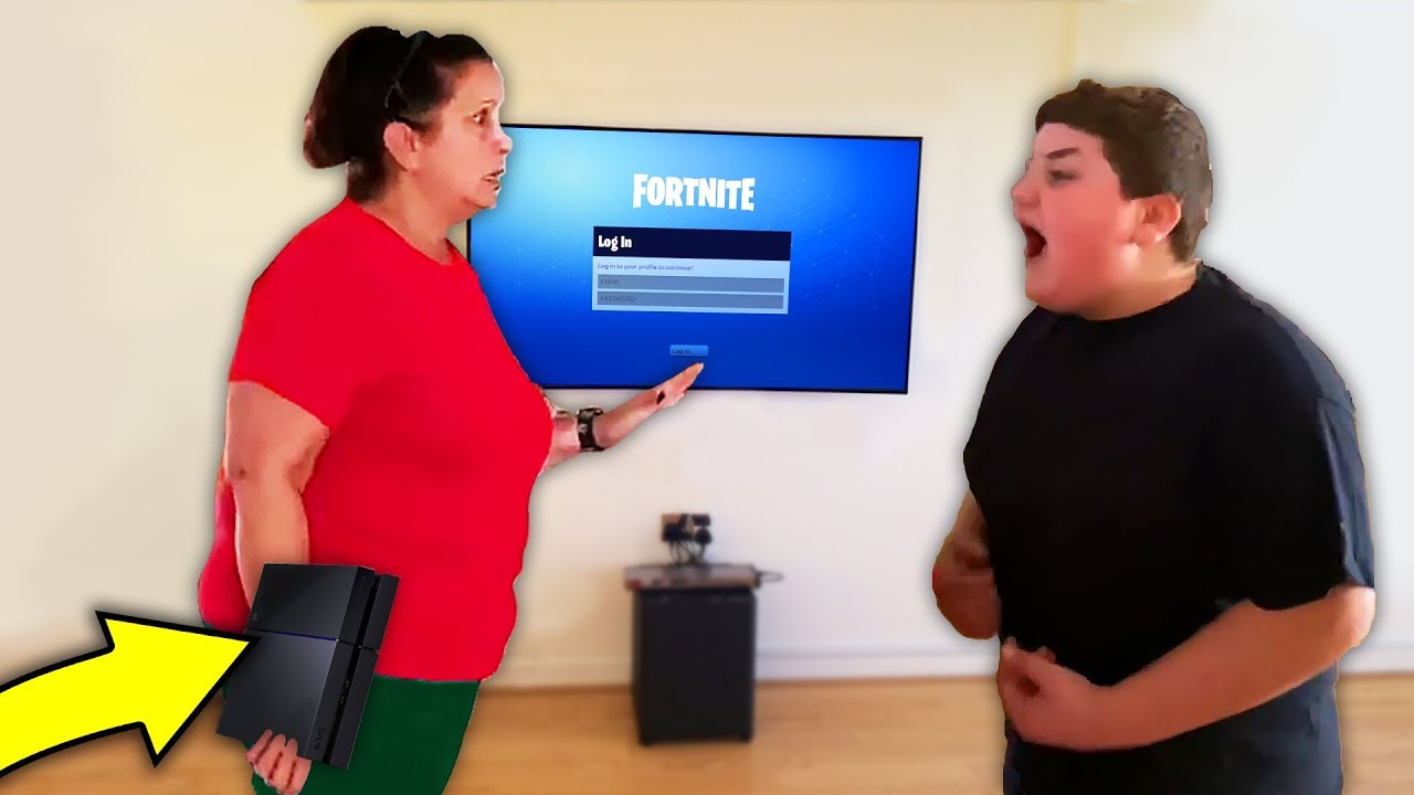 he does THIS to get PS4 back.. (fortnite)