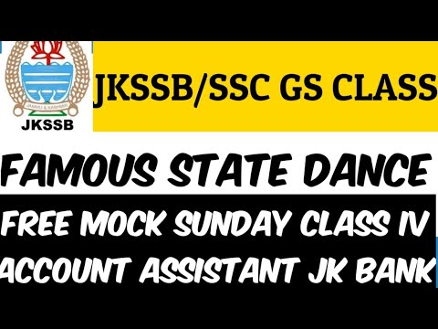 ðŸ”´LIVE CLASS 10 | JKSSB | SSC IMP TOPICS FAMOUS DANCE | STATE PREVIOUS YEAR PATTERN @Career Success