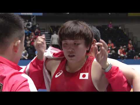 Единоборства GOLD WW — 76 kg: H. MINAGAWA SUZ (JPN) v. Q. ZHOU (CHN)