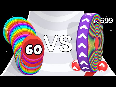Level Up Circles VS Peel Runner 3D: ASMR Gameplay!