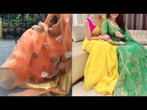 Showing the different silk sarees