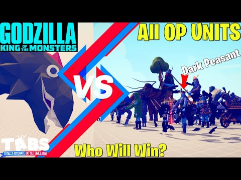 Every OP Unit VS THE GODZILLA [TABS] Tabs In Hindi - Totally Accurate Battle Simulator!