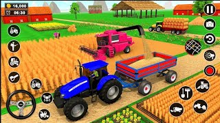 Real Tractor Driving Simulator/Real Tractor Farming Simulator Android Games #gaming #androidgames