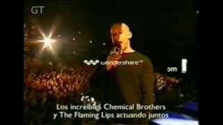 The Chemical Brothers - The Golden Path - Live &quot;featuring The Flaming Lips&quot;(EMA 2003)
