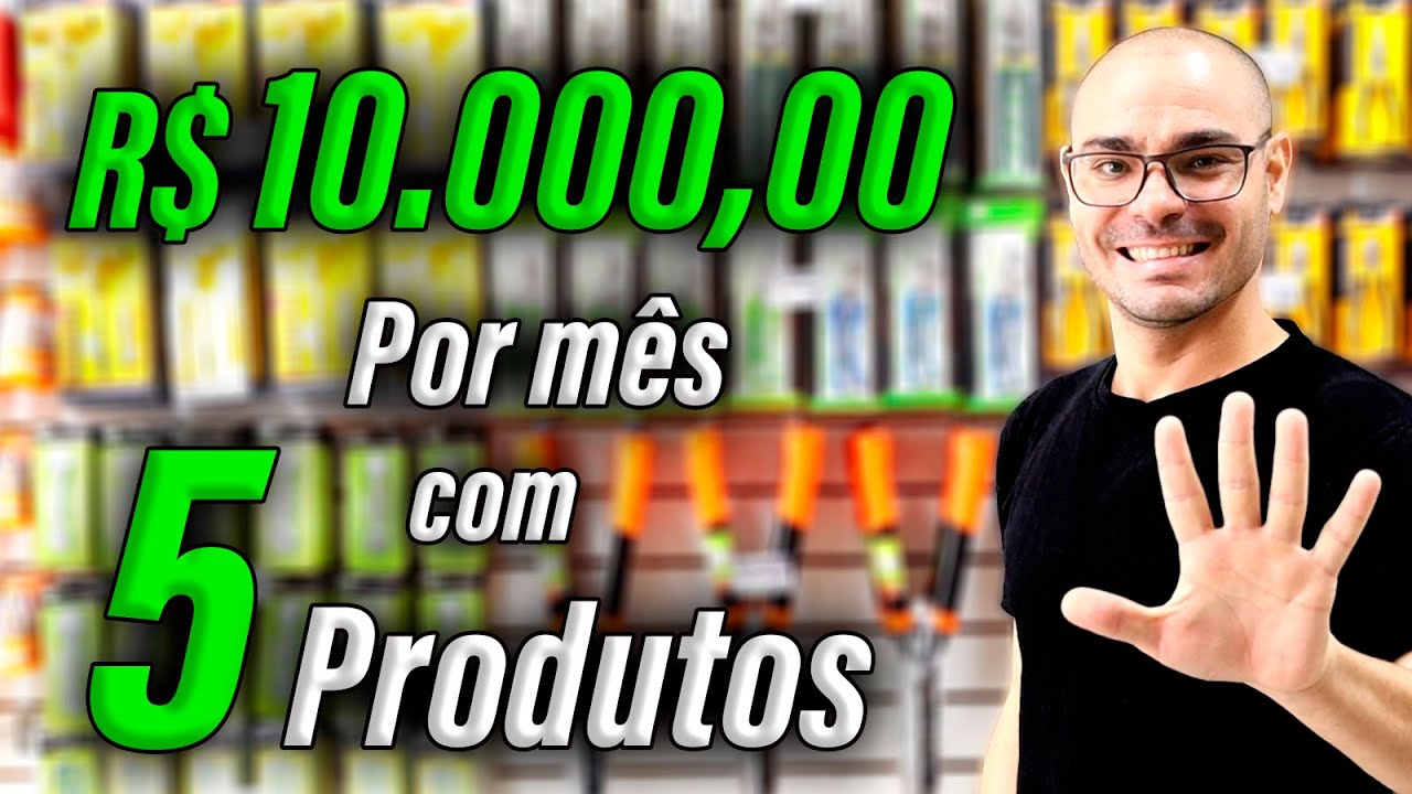 ​🔵 DESCUBRA OS 5 PRODUTOS QUE PODEM TE FAZER GANHAR R$ 10.000,00 POR MÊS.