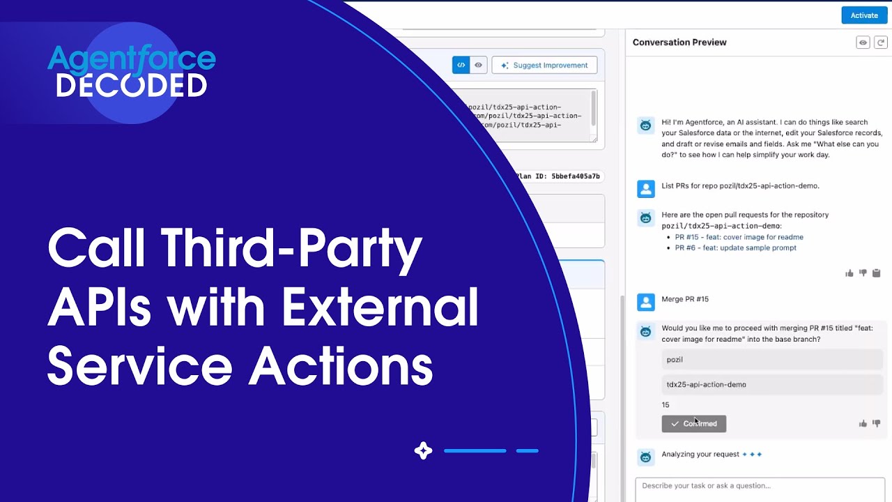 Call Third-Party APIs with External Service Actions | Agentforce Decoded