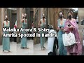 At Momma S Malaika And Amrita Spotted Leaving Their Mum S Pad In Bandra Today