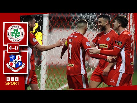 HIGHLIGHTS | Cliftonville 4-0 Loughgall