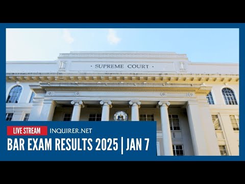 LIVE: Bar Exam Results 2025 | Jan 7