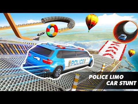 Police Limo Car Stunts GT Racing Ramp Car Stunt | By InterBolt Games | AndroidGameplay | Walkthrough
