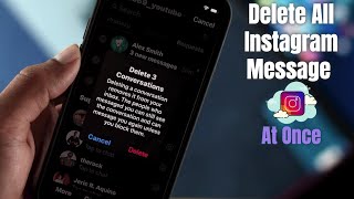 How To Delete All Instagram Messages! [DMs At Once]