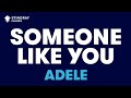 Adele - Someone Like You (Karaoke With Lyrics)
