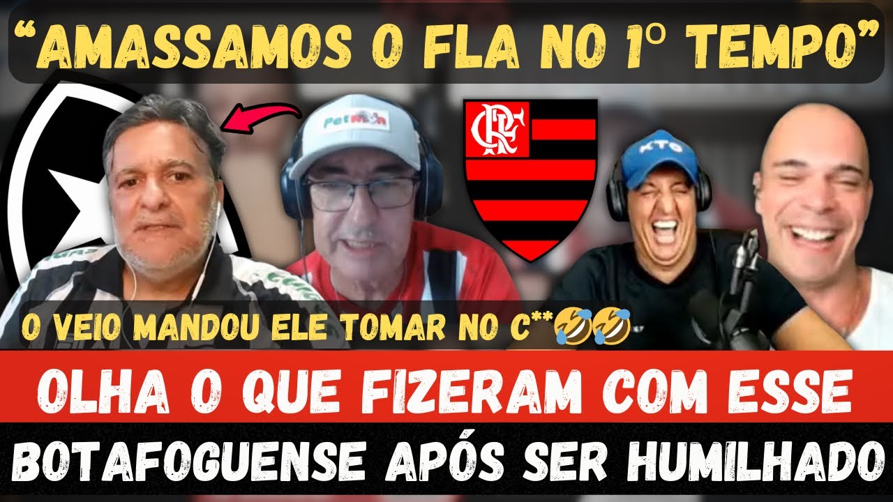 NINGUÉM AGUENTOU. OLHA O QUE ACONTECEU COM ESSE BOTAFOGUENSE APÓS SER HUMILHADO PELO FLAMENGO. VEJA🤣