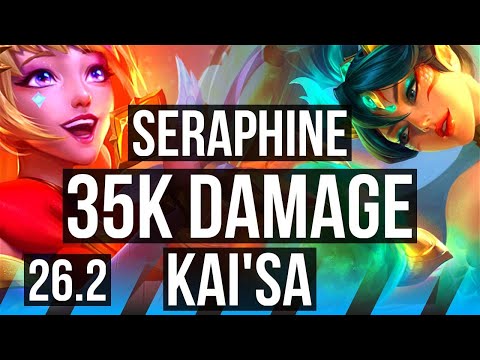 SERAPHINE vs KAI'SA (MID) | Phase Rush, 35K damage | NA Master | 26.2