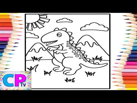 Tyrannosaurus Rex Coloring Pages/Dinosaurs Coloring /Jim Yosef - Firefly [NCS Release]