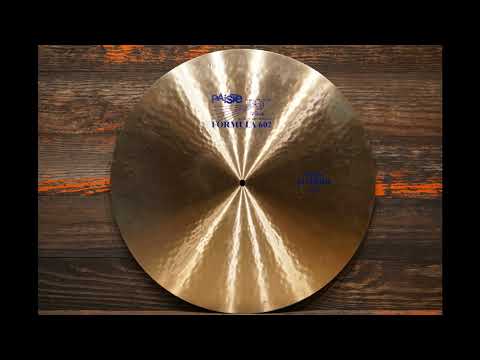 SOLD - Paiste 22" Formula 602 Blue Label 1981 Thin Flatride Cymbal - 2695g
