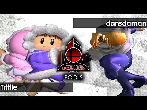Melee: HOF | Triffle (Ice Climbers) V dansdaman (Sheik) - Obelisk 83 Tournament SSBM