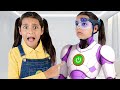 Robo Ellie Takes Over As Bobby S Best Friend Robot Vs Real Friend Toys And Colors