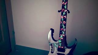 Video thumbnail for ibanez jem 77 brmr with Led tree of life inlay by ESAN DIY