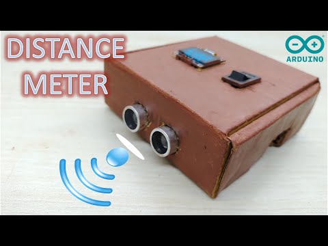 Distance Meter / Range Finder using Arduino Uno & HC -SR04 ultrasonic sensor || Arduino Project