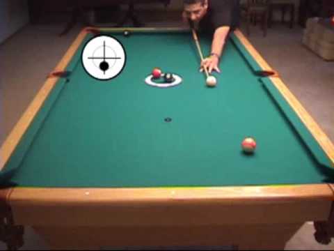 45-degree rule for center-of-table position routes in pool and billiards, from VEPS II (NV B.74)
