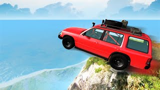 Driving Off A 10,000FT CLIFF! Jumps &amp; Crashes