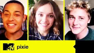 Olivia Cooke & The Pixie Cast Chat About THAT Three Way Kiss And Play MTV Quick Draw | MTV Movies video