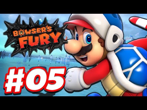 Bowser's Fury - Gameplay Walkthrough Part 5 - Rolling Roller Isle and Cat Shines! (Nintendo Switch)