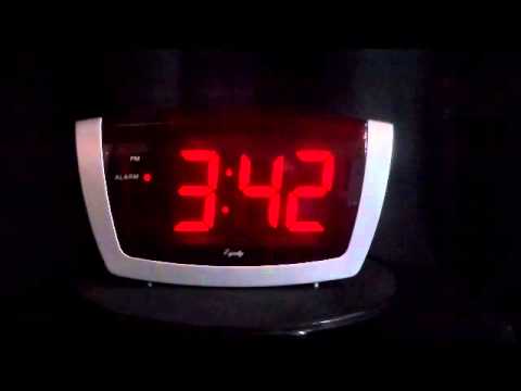 My Edited VideoEquity 75906 Large Display Digital LED Electric Alarm Clock