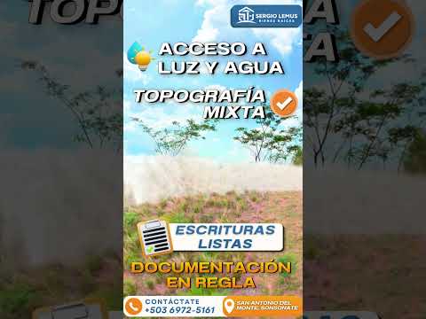 INVERSIÓN EN SONSONATE EL SALVADOR #elsalvador #venta #propiedad #bienesraices #inversionistas