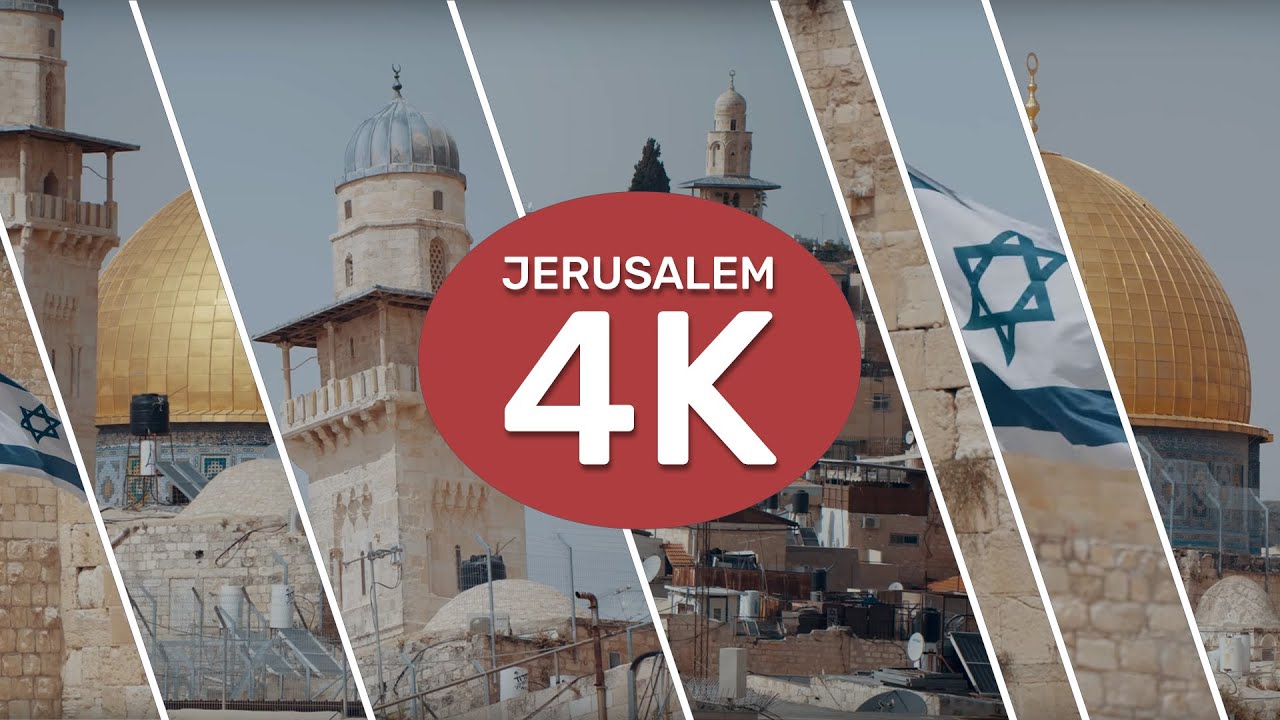 Western Wall and the Old City of Jerusalem - israel | 4K footage