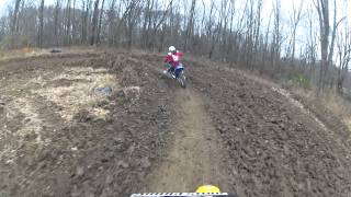 preview picture of video '1983 YAMAHA YZ490 CANNONBALL MX WABASH IN. NOVEMBER 2012'