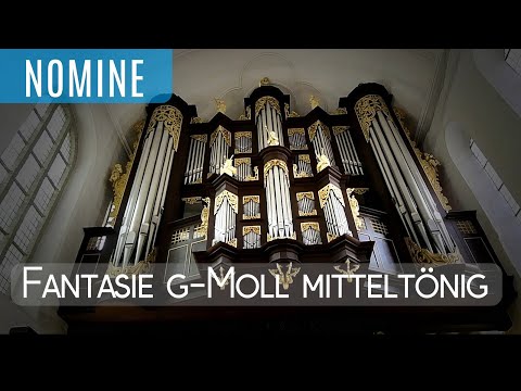 Bach, Fantasie g-Moll a. d. mitteltönigen Schnitger-Orgel Stade (1685), Martin Böcker spielt BWV 542