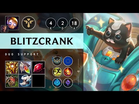 Blitzcrank Support vs Janna - EUW Challenger Patch 25.21