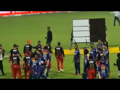 Full fight between RCB vs LSG
