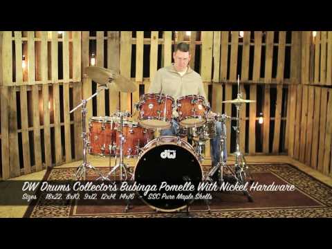 DW Drums Collector's Bubinga Pomelle With Nickel Hardware