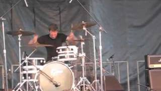 David Tye on drums with CircaNow