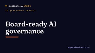 Board-Ready AI Governance for Marketing in 90 Days
