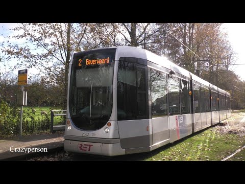 Tram Charlois - Molenvliet Lombardijen Rotterdam Lijn 2