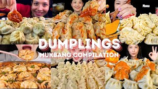 Download lagu DUMPLINGS MUKBANG *ASMR* COMPILATION |  BIG BITES | EATING SOUNDS mp3