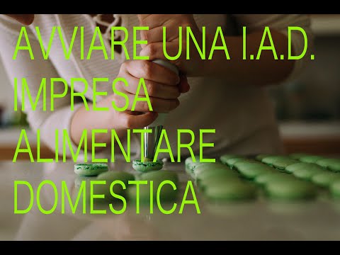 , title : 'Avviare una IAD: Impresa Alimentare Domestica'