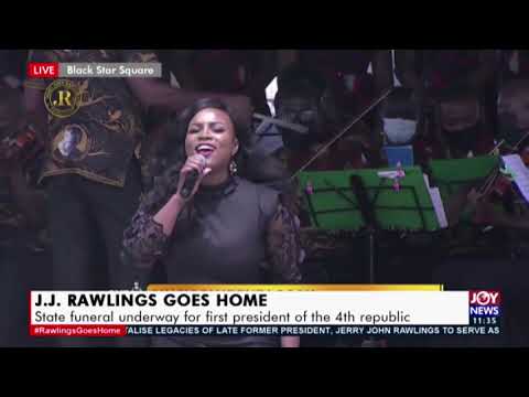 Irene Logan perform at burial service - Joy News (27-1-21)