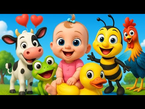 La vaca Lola 🐝 Abejita Chiquitita 🐤, Patito Juan  Vaca Lola 🐄 y Bartolito Canciones Infantiles
