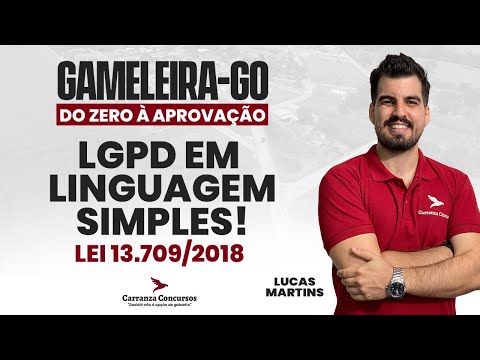 Concurso GAMELEIRA GO • LGPD Simplificada • Lei 13.709/2018 • Teoria Completa